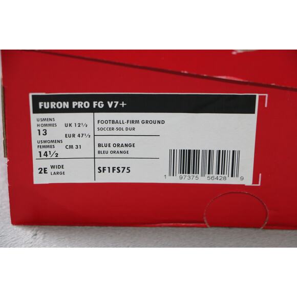 New Balance Furon Pro FG V7+ Soccer Shoes Mens 13 2E Wide Hypoknit Football main image 8